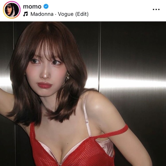 MOMOインスタグラム(@momo)より