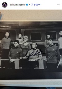 ウィリアム・シャトナーのインスタグラム@williamshatnerより