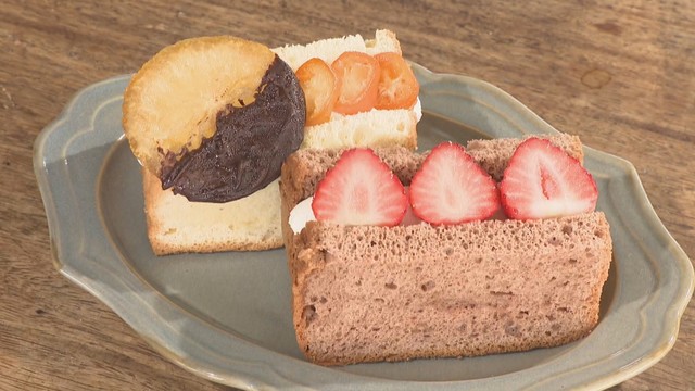 シフォンサンドMori／イチゴサンド・柚子サンド