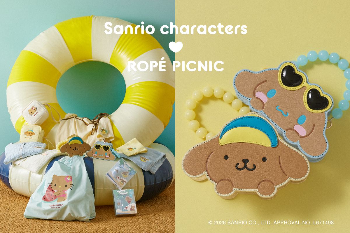ロペピクニック×サンリオ】シナモロール＆ポムポムプリンも登場！ エコ