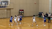 高校バスケ選手権　岡山県予選　女子準決勝　就実 対 明誠学院