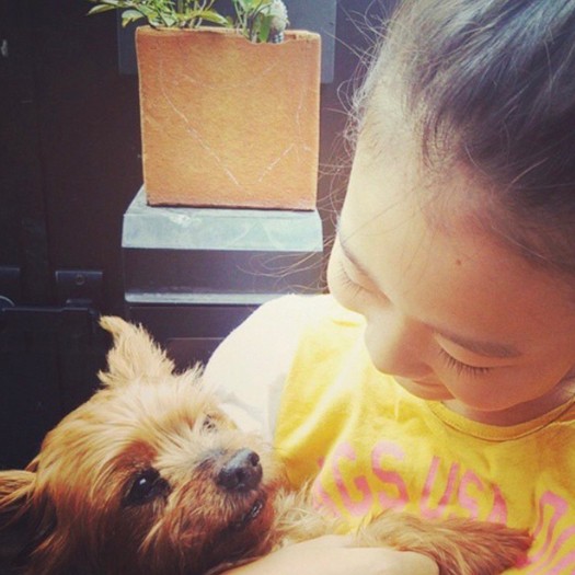 「命」の大切さを愛葉さんに教えてくれたシルバーと（小学３年生の頃）