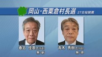岡山・西粟倉村長選告示　新人と現職が立候補　8月27日投開票