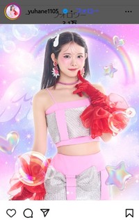 山﨑夢羽のインスタグラム＠_yuhane1105_より