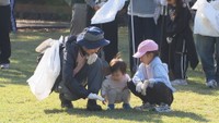 峰山公園で実施された清掃活動　高松市峰山町