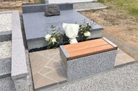 入賞「自然石のお墓」