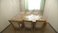 面会室では新型コロナ対策も