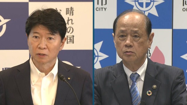 岡山県　伊原木隆太 知事／岡山市　大森雅夫 市長