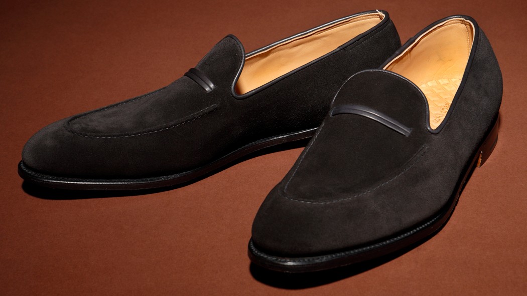 付属品あり】John Lobb（ジョンロブ）スエードローファー - ドレス