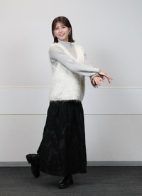 大仁田美咲アナウンサー（撮影・中田匡峻）