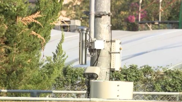 アメダス財田観測所の観測器