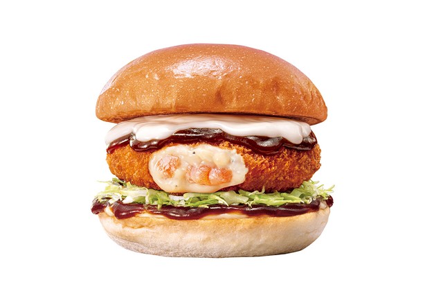 「贅沢ビスクのえびグラタンバーガー」640円