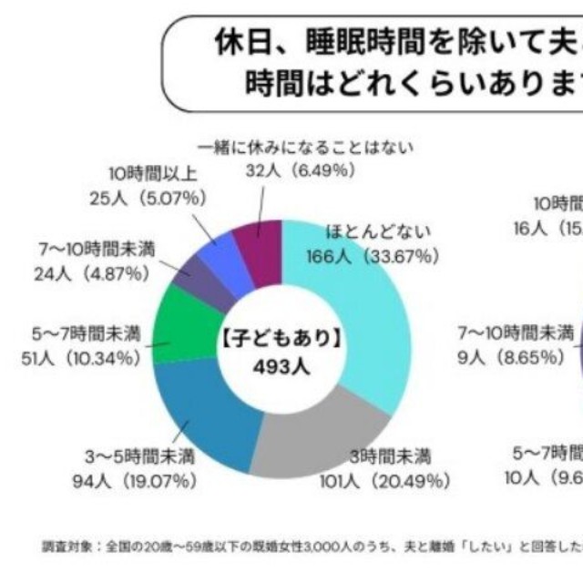 休日の過ごし方（睡眠時間を除く）（提供画像）