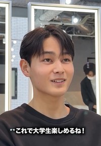うれしそうな表情の男性客／投稿主さん提供