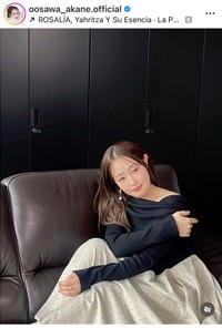 大沢あかね（@oosawa_akane.official）さんのインスタグラムより
