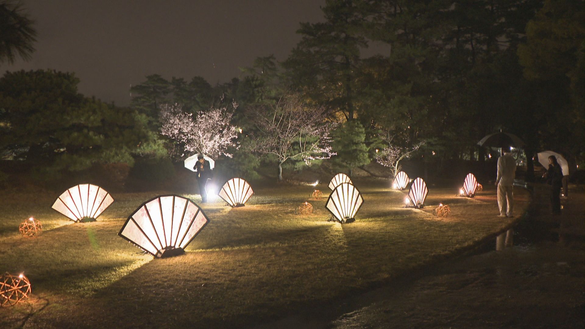 27日から栗林公園で春のライトアップ 「幻想的な雰囲気をぜひ楽しんで