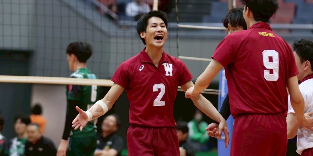 バレー - 早稲田大・梶村颯汰 コート内だけにとどまらない功績、形作っ
