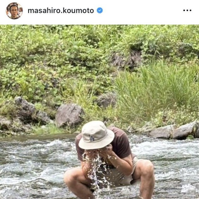 甲本雅裕のインスタグラム＠masahiro.koumotoより