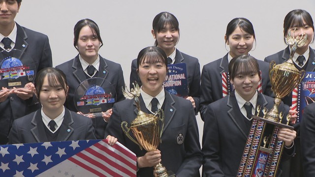 創志学園高校の生徒が世界で活躍　ダンス部と女子柔道選手を表彰　岡山
