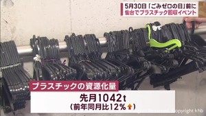 仙台市で「ごみゼロの日」前に回収イベント　分別意識向上でプラスチックリサイクル推進