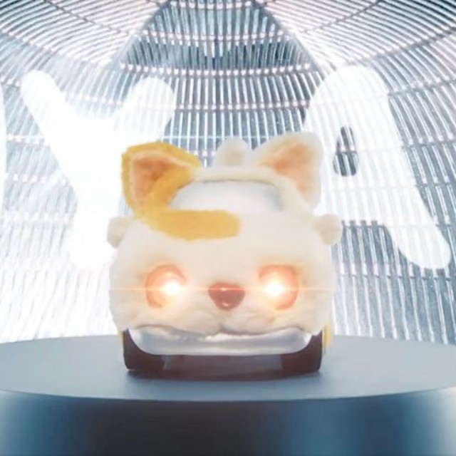 「猫の日」に向けて、イエローハットが開発（？）した猫のための未来の車「NYAR（ニャー）」（動画からキャプチャー／提供：イエローハット）
