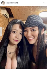 福山理子インスタグラム＠rikofukuyamaより