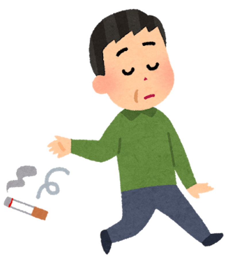 タバコのポイ捨ては、「軽犯罪法違反」「自治体の条例違反」「産廃物処理法違反」「河川法施行令違反」などの犯罪に抵触する可能性があるそう	