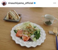 （内山理名公式インスタグラムより）