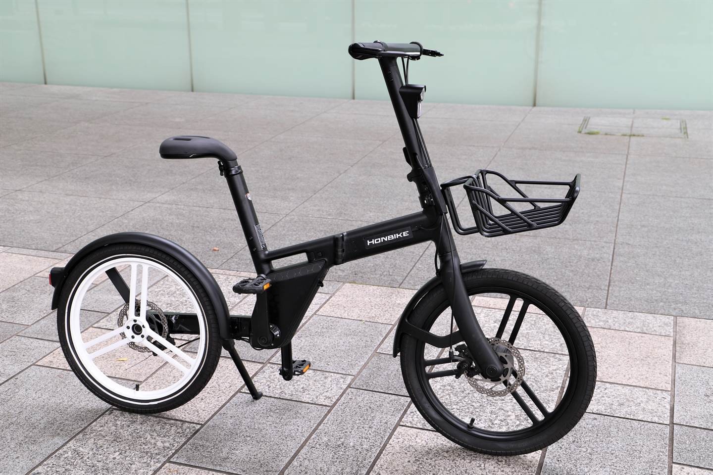 HONBIKE 電動折りたたみ自転車blackblack-