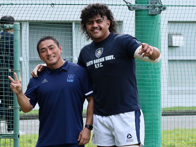 ラグビー - 関東学院大学のラリー・ティポアイールーテル 奮闘続ける