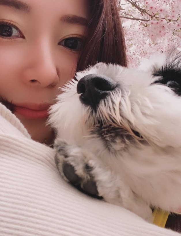 あつみさんと愛犬わらびちゃん