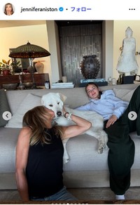 ジェニファー・アニストンのインスタグラム＠jenniferanistonより