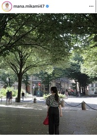 三上真奈アナのインスタグラム＠mana.mikami47より