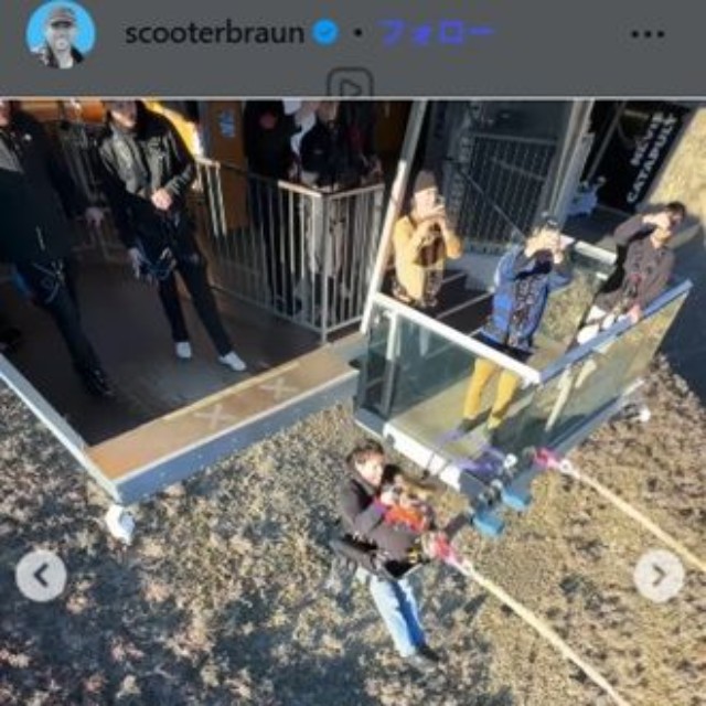スクーター・ブラウン氏のインスタグラム＠scooterbraunより