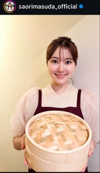 増田紗織アナウンサーのインスタグラム＠saorimasuda_officialより