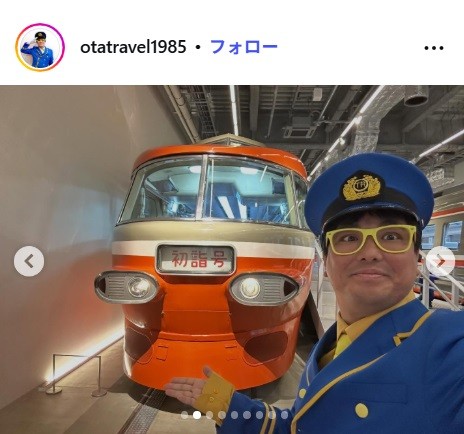 太田トラベル(鉄道芸人）のインスタグラム@otatravel1985より