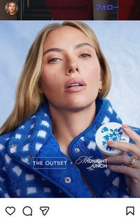 スカーレット・ヨハンソンのインスタグラム＠scarlettjohanssonworldより