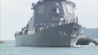 海上自衛隊イージス艦が寄港　高松港　2019年