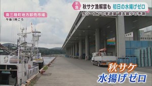 秋サケ漁解禁　４年連続で解禁日の水揚げゼロ　宮城・南三陸町