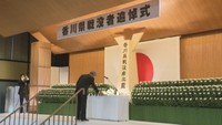 香川県の戦没者追悼式　新型コロナ対策で人数制限して行う　高松市