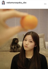 中村彩賀アナウンサーのインスタグラム＠nakamuraayaka_cbcより