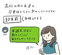 23歳のまぼさんが高校メンバーをお誘いすると…？（まぼさんX（旧Twitter）投稿より）