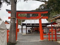 節分祭が行われる吉田神社の境内