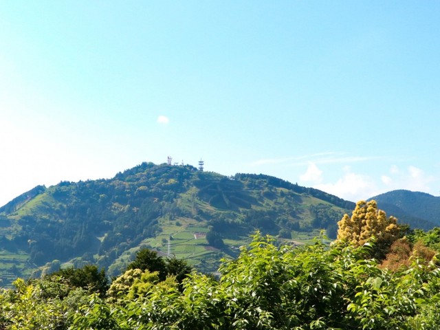 掛川市粟ヶ岳の遠景