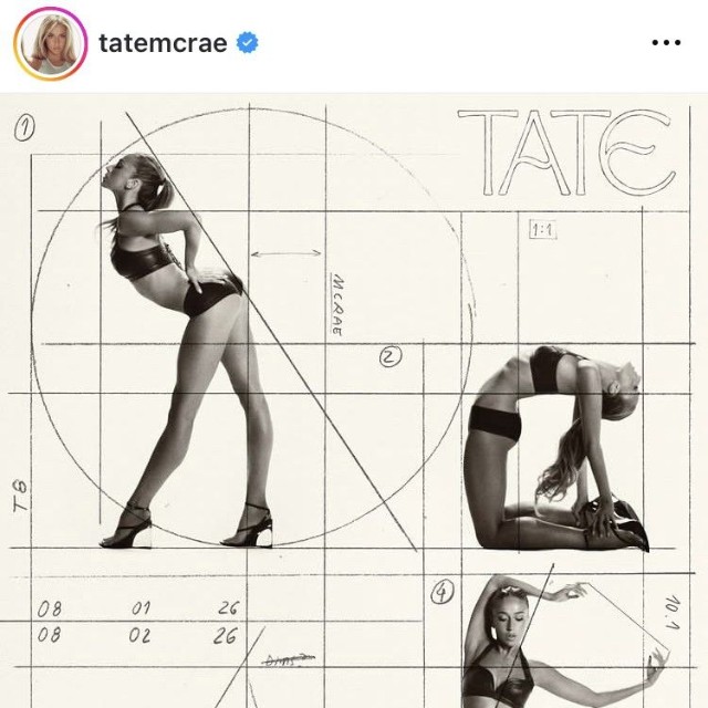 テイト・マクレーのインスタグラム＠tatemcraeより