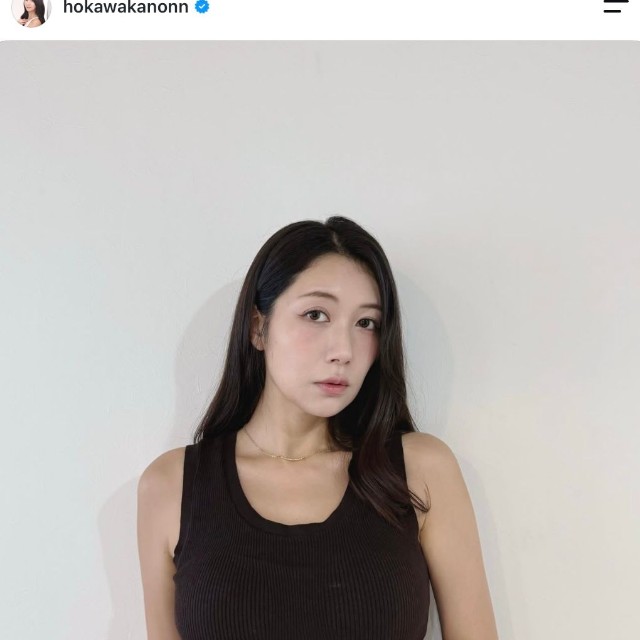 穂川果音さん、上下ユニクロコーデ披露（本人の公式インスタグラムから）