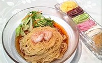 仙台市の中華料理店・龍停で出される「涼拌麺（リャンバンメン）」＝同店提供写真