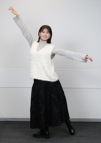 大仁田美咲アナウンサー（撮影・中田匡峻）