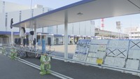 バスターミナルの整備が進む「ことでん伏石駅」
