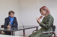 新刊のビジュアルブック「RENDEZ-VOUS わたせせいぞう×マツオヒロミ」でも対談したマツオ氏（右）と、わたせ氏（撮影・坂上俊彦　東京フォト・アーガス）